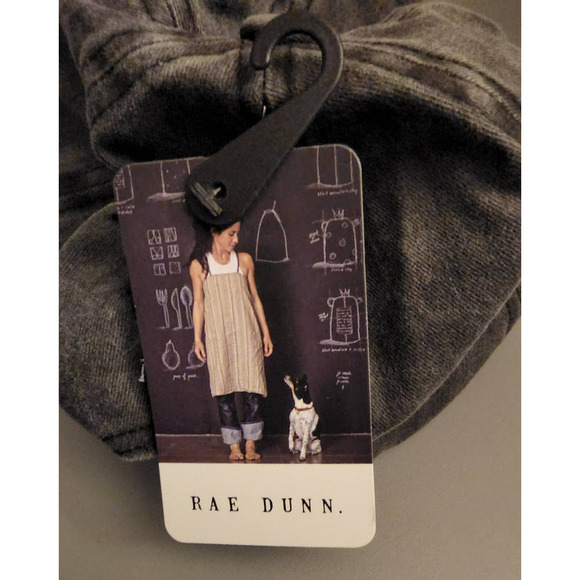 Rae Dunn "Happy HANUKKAH" Baseball Cap/Hat. Washed Gray. NWT - Picture 3 of 5